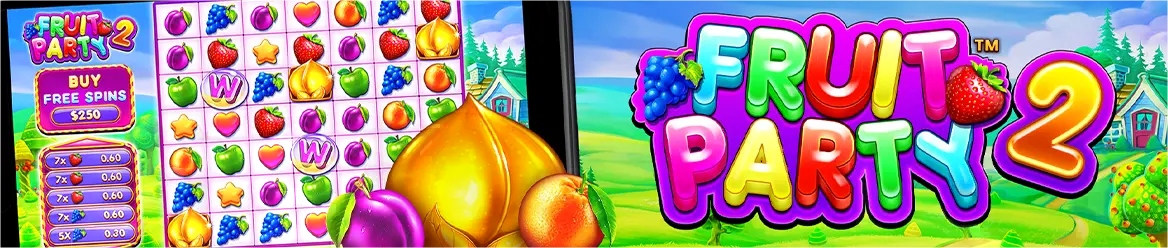 Norsk spilleautomat Fruit Party 2 fra Pragmatic Play